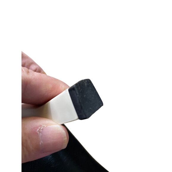 Via Spiga womans tan leather Flower kitten Heeled Sandals Size 7.5M SKU 8584 - Picture 9 of 12